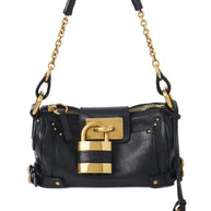 Chloé Paddington Small Leather Shoulder Bag Black