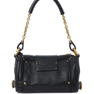 Chloé Paddington Small Leather Shoulder Bag Black