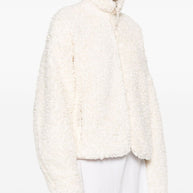 JIL SANDER PLUS Teddy Jacket White