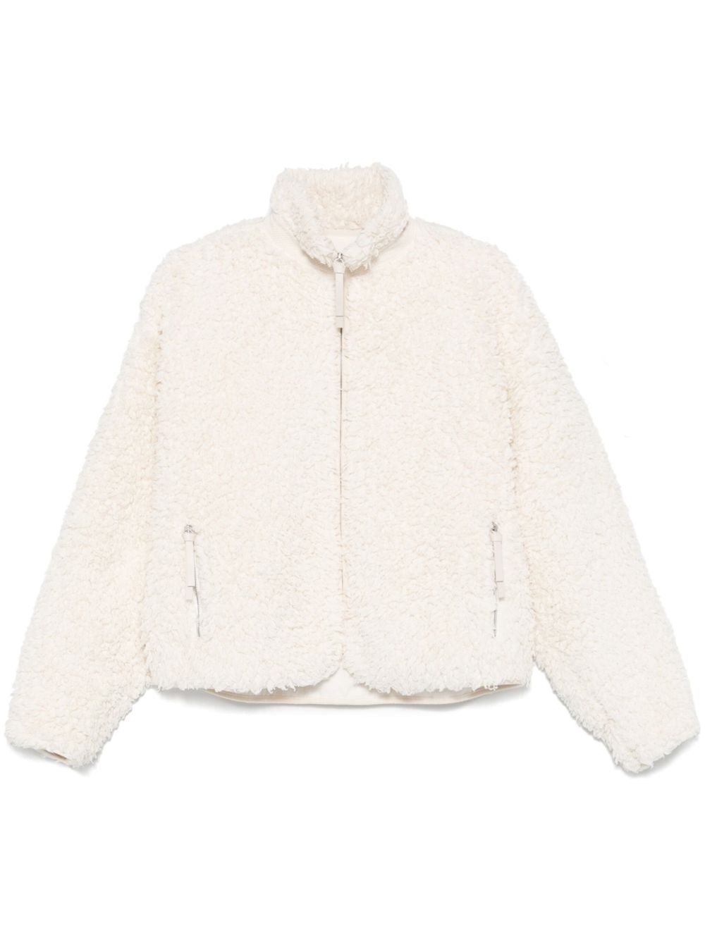 JIL SANDER PLUS Teddy Jacket White