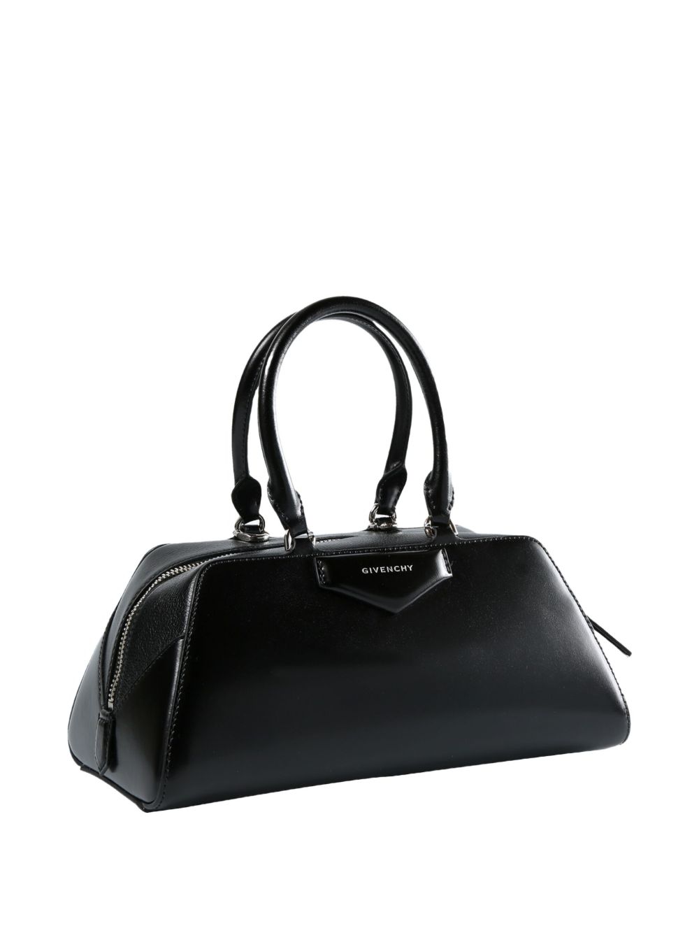 Givenchy Antigona East West Small Leather Handbag Black