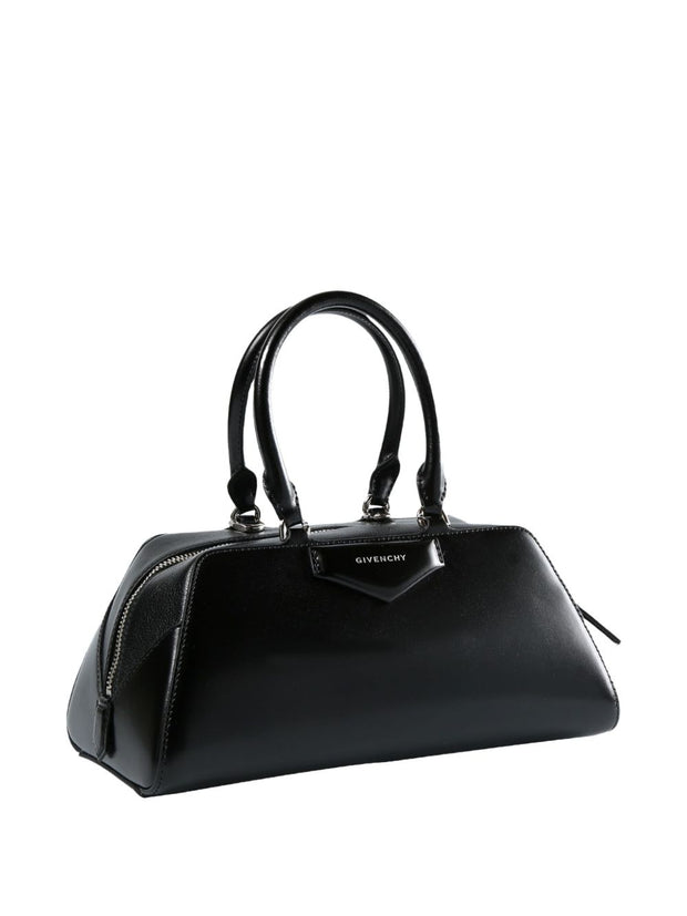 Givenchy Antigona East West Small Leather Handbag Black