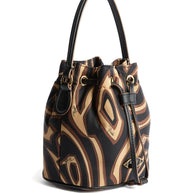 Pucci Printed Bucket Bag Black