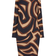 Pucci Printed Short Dress Brown
