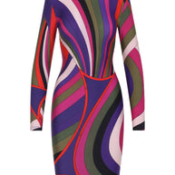 Pucci Printed Midi Dress MultiColour