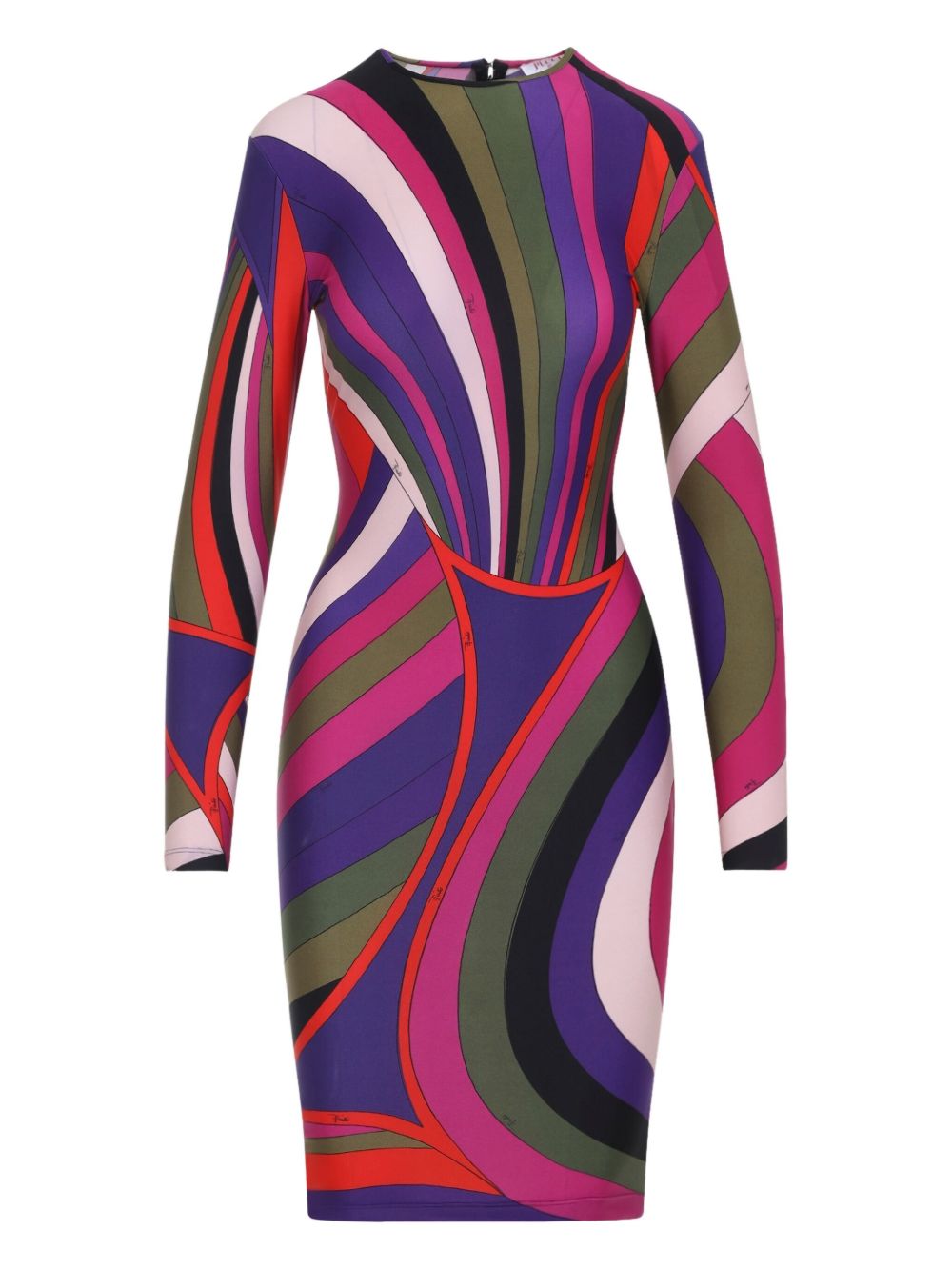Pucci Printed Midi Dress MultiColour