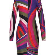Pucci Printed Midi Dress MultiColour