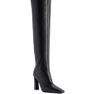 Giuseppe Zanotti Janiee Leather Heel Boots Black