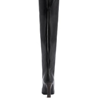 Giuseppe Zanotti Janiee Leather Heel Boots Black
