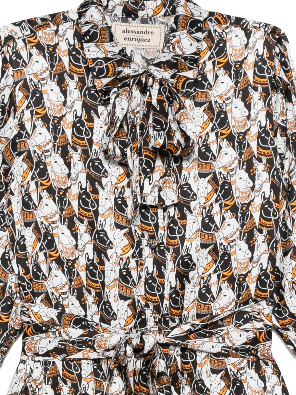 ALESSANDRO ENRIQUEZ Printed Shirtdress MultiColour