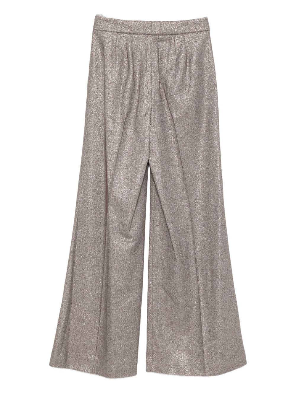 Via Masini 80 Wool Trousers Brown