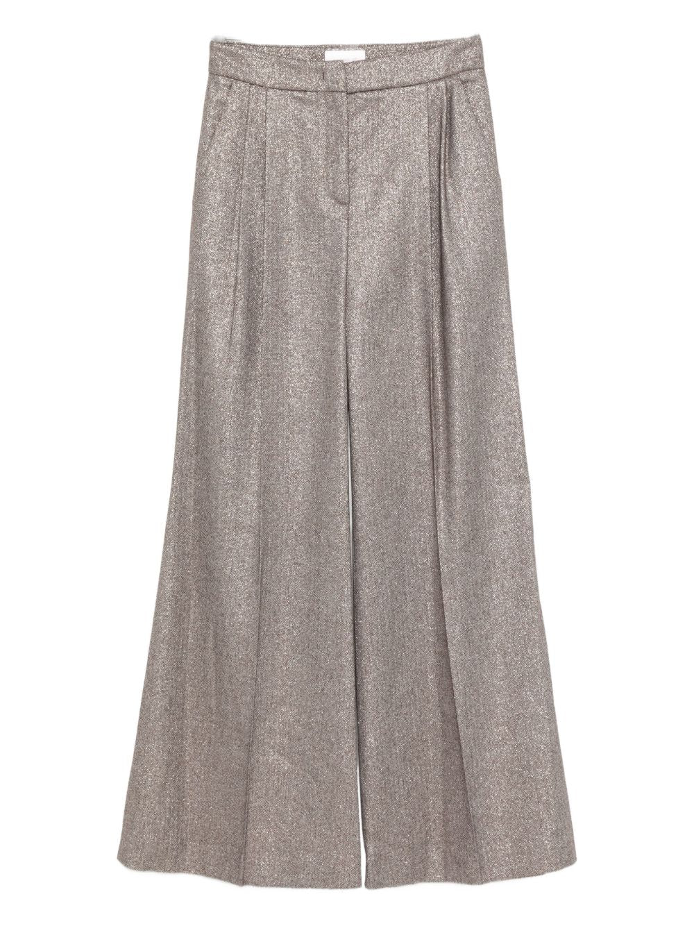 Via Masini 80 Wool Trousers Brown