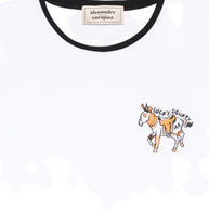 ALESSANDRO ENRIQUEZ Embroidered T-shirt White
