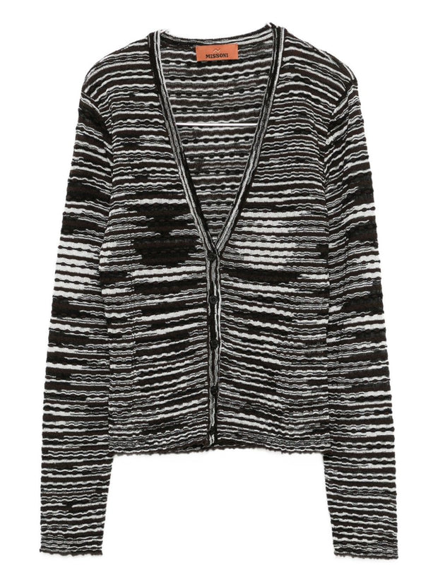 Missoni Wool Blend Cardigan Brown