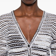 Missoni Wool Blend Cardigan Beige
