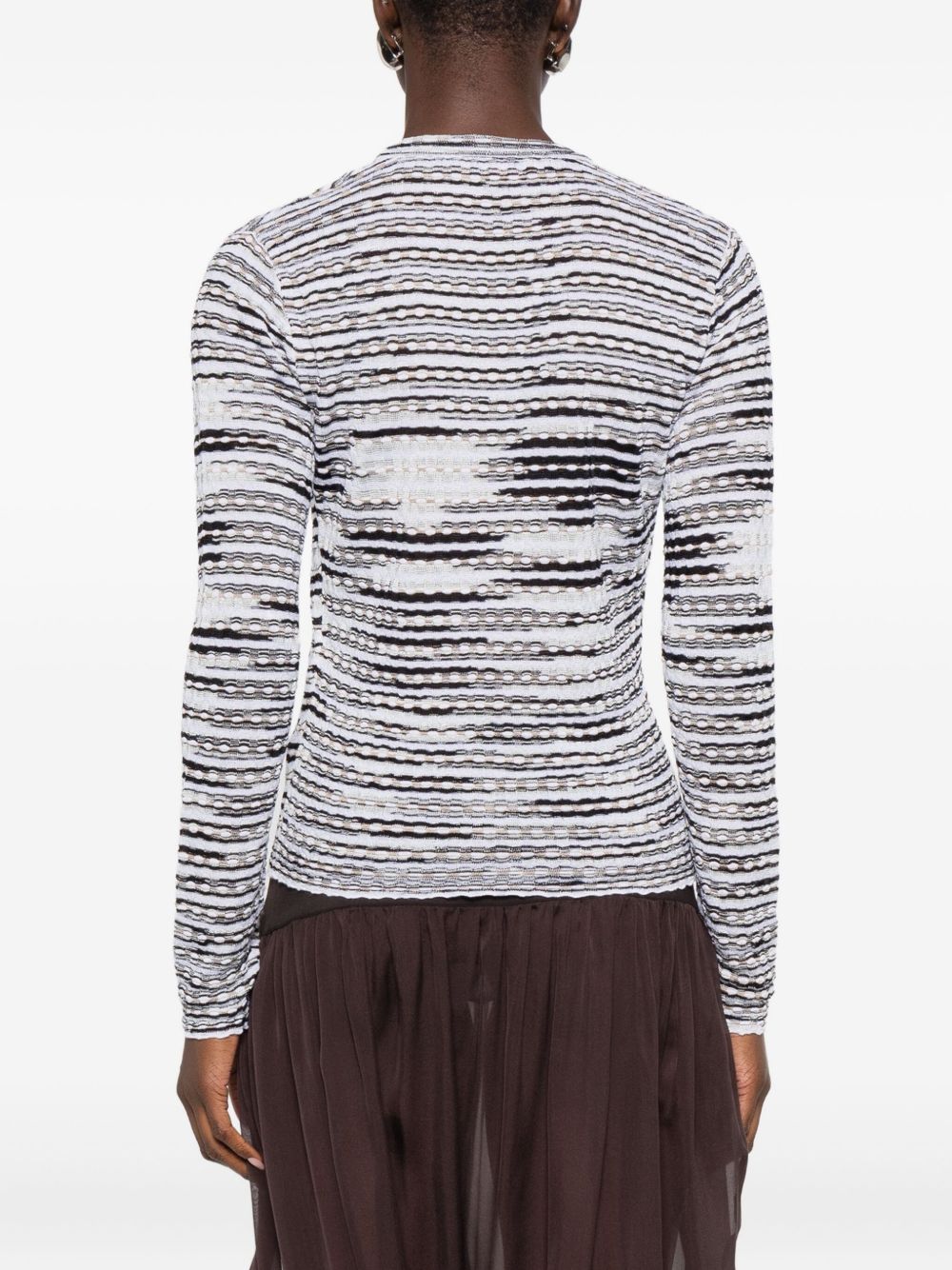 Missoni Wool Blend Cardigan Beige