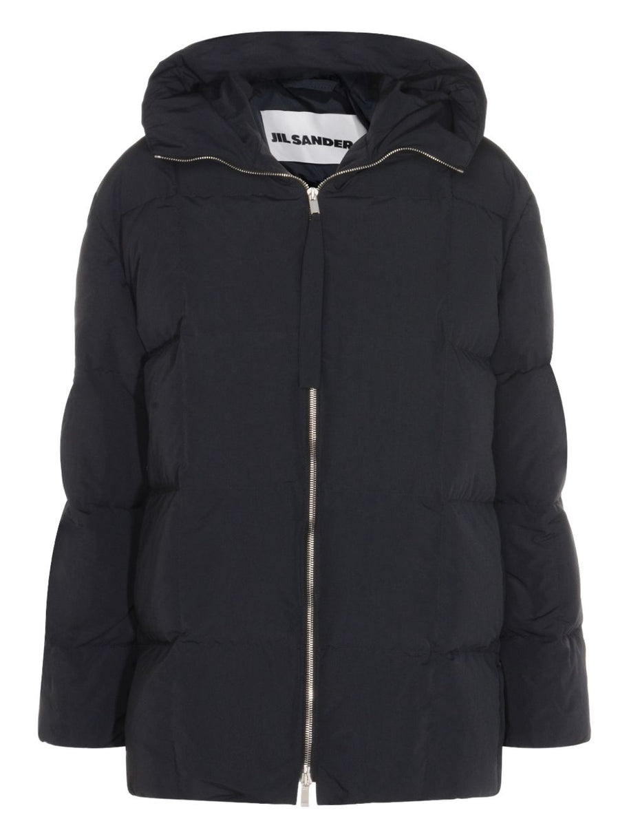 JIL SANDER PLUS Quilted Coat Black