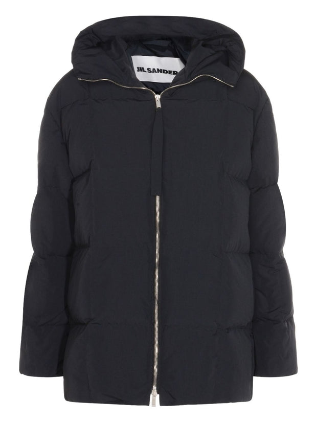 JIL SANDER PLUS Quilted Coat Black