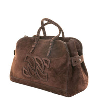 Casadei Suede Tote Bag Brown