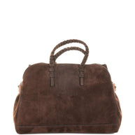 Casadei Suede Tote Bag Brown