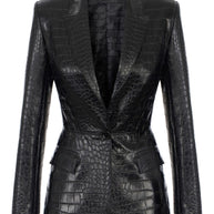 Elisabetta Franchi Single-breasted Jacket Black