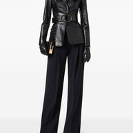 Elisabetta Franchi Single-breasted Jacket Black