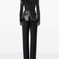Elisabetta Franchi Single-breasted Jacket Black
