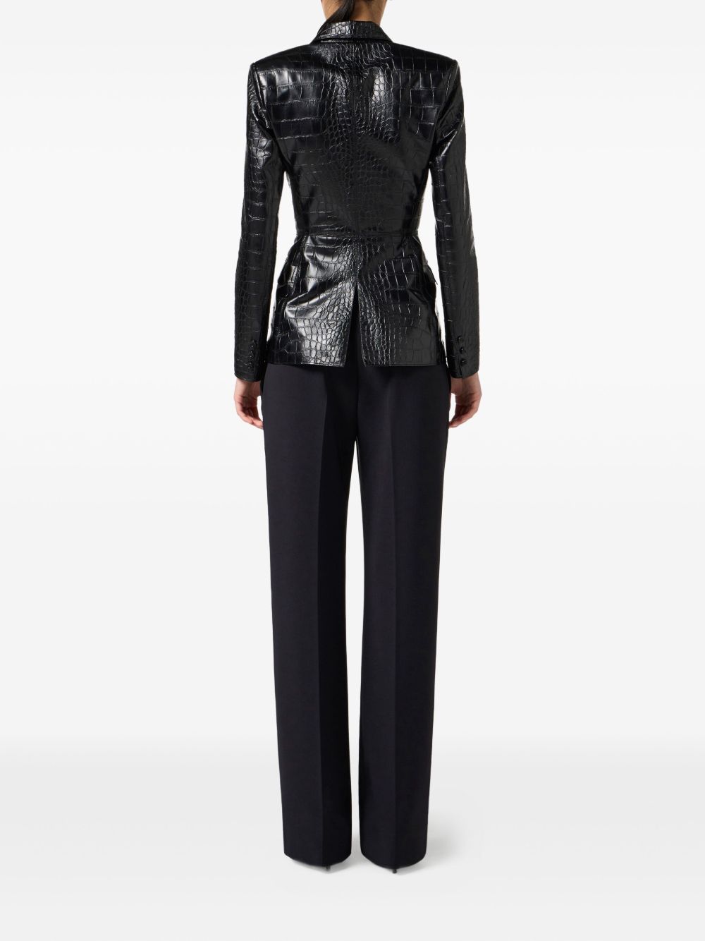 Elisabetta Franchi Single-breasted Jacket Black