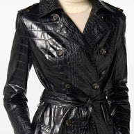 Elisabetta Franchi Double-breasted Coat Black