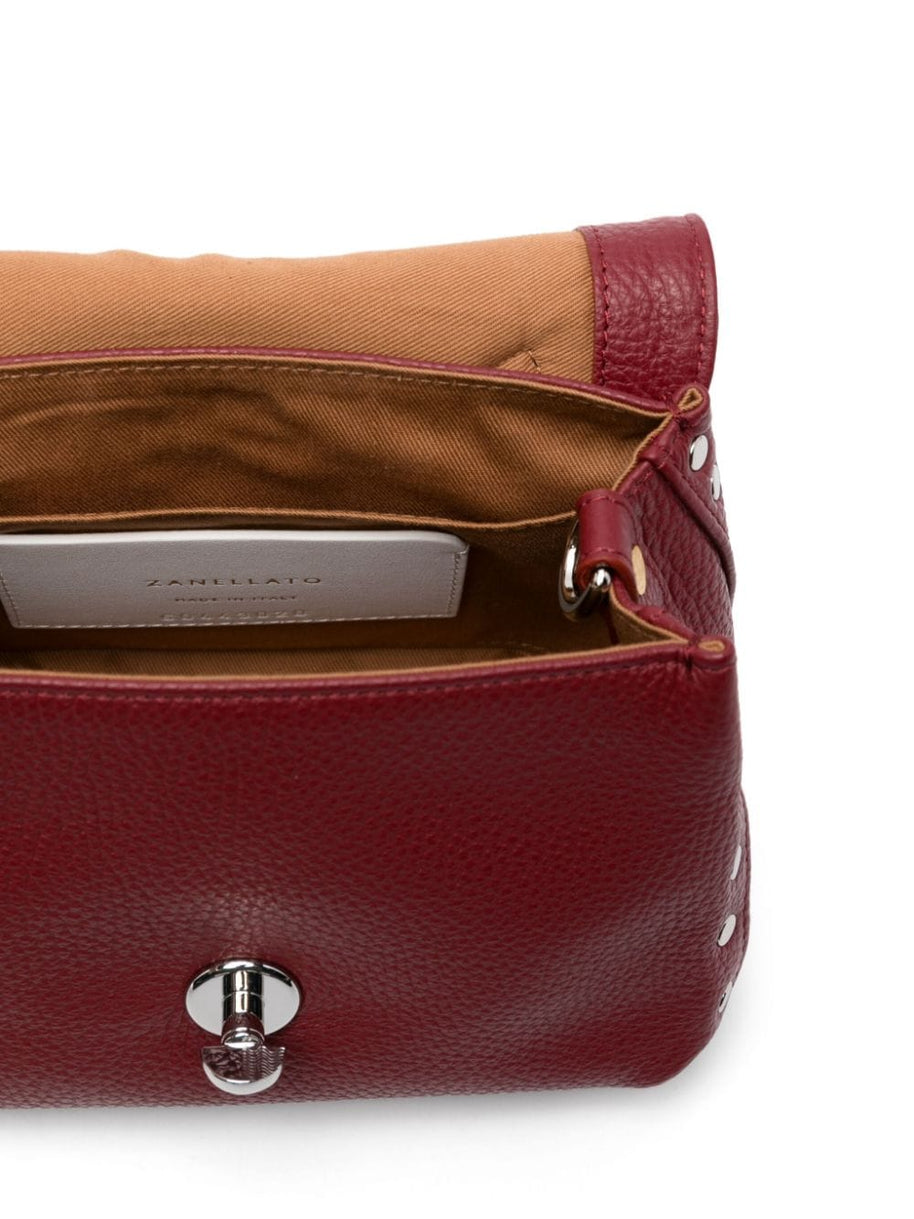 Zanellato Postina Daily Baby Leather Handbag Red