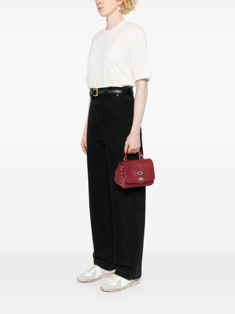 Zanellato Postina Daily Baby Leather Handbag Red