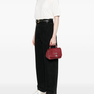 Zanellato Postina Daily Baby Leather Handbag Red