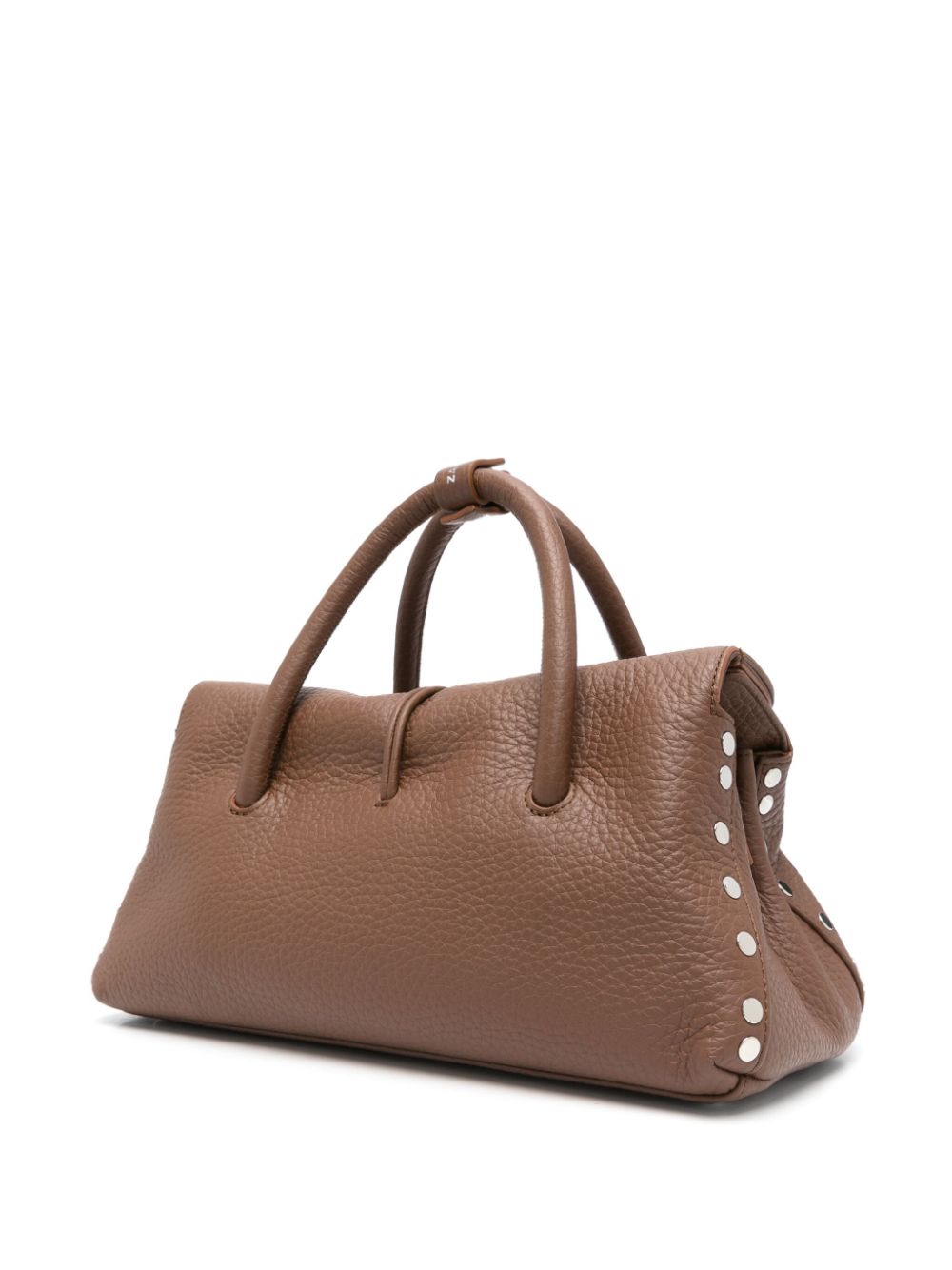 Zanellato Dotta Centauro Small Leather Handbag Brown