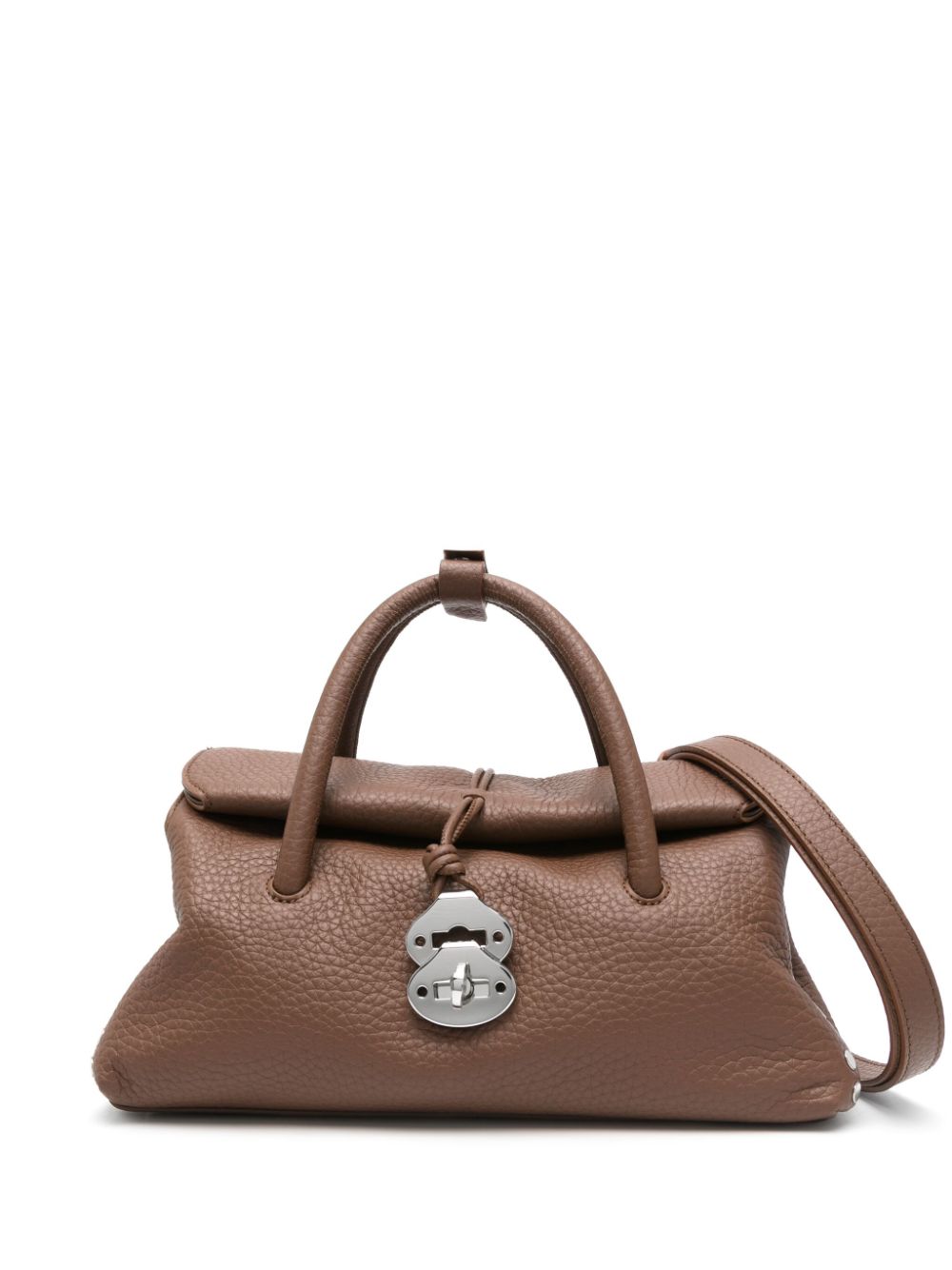 Zanellato Dotta Centauro Small Leather Handbag Brown