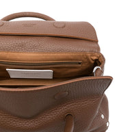 Zanellato Dotta Centauro Small Leather Handbag Brown