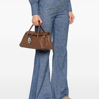 Zanellato Dotta Centauro Small Leather Handbag Brown