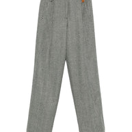 Forte Forte Chevron Trousers Grey