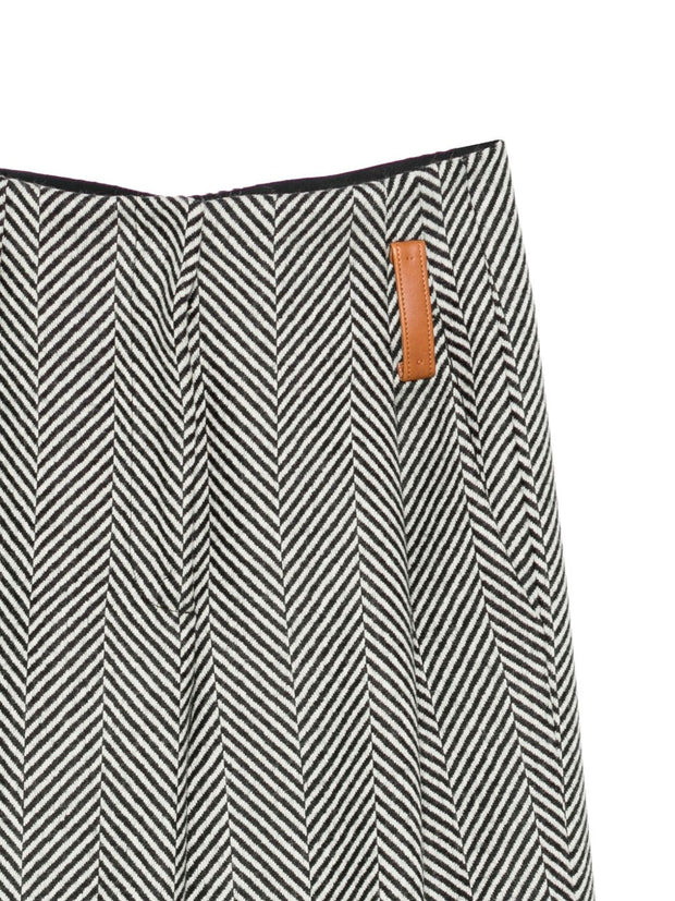 Forte Forte Chevron Trousers Grey