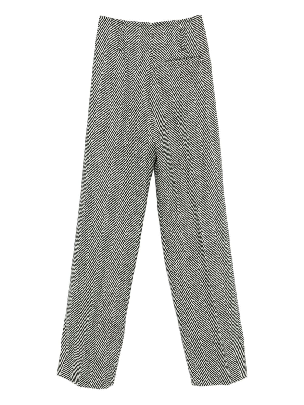Forte Forte Chevron Trousers Grey