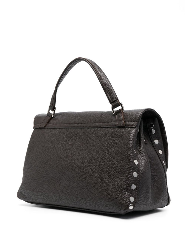 Zanellato Postina Daily Small Leather Handbag Brown