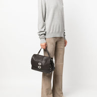 Zanellato Postina Daily Small Leather Handbag Brown