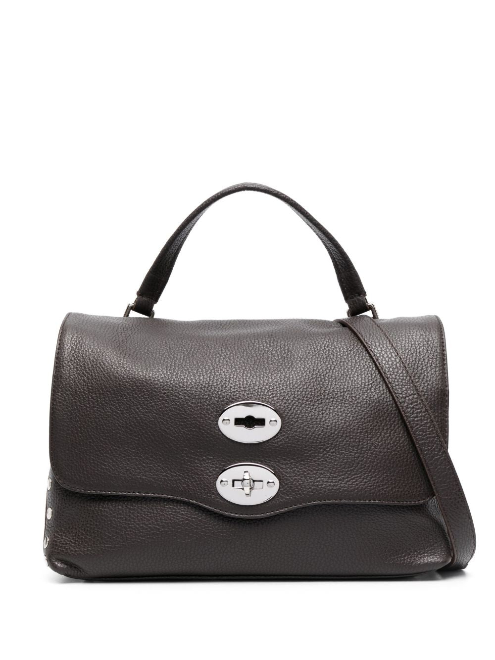 Zanellato Postina Daily Small Leather Handbag Brown