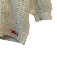 Chloé Chloè Open Knit Cardigan White