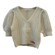 Chloé Chloè Open Knit Cardigan White