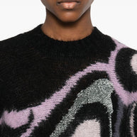 Pucci Wool Printed Sweater Black