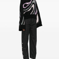Pucci Wool Printed Sweater Black