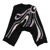 Pucci Wool Printed Sweater Black
