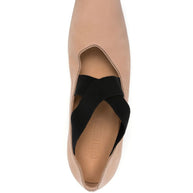 Uma Wang Leather Ballet Flats Powder