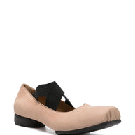 Uma Wang Leather Ballet Flats Powder