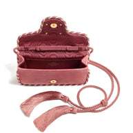 Valentino Garavani VLogo Clutch Powder